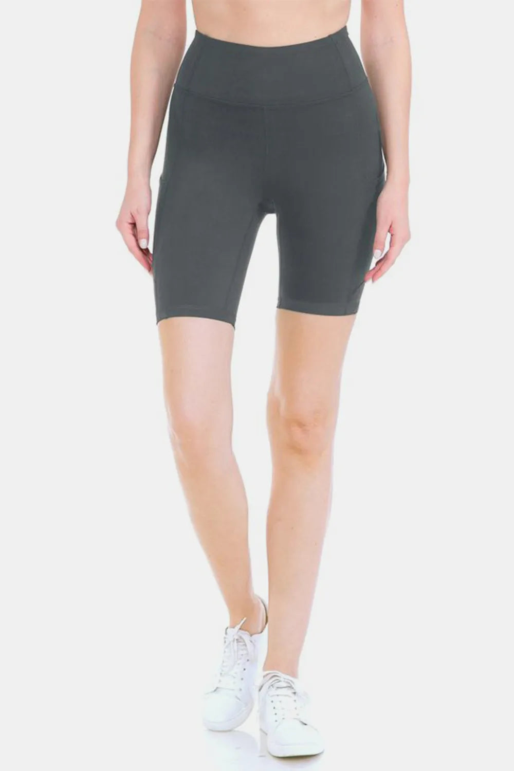 Leggings Depot Full Size High Waist Active Shorts - Ladyez