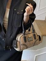 Vintage Top Handle Crossbody Bag