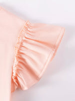 Children's Ruffle Sleeve Tulle Dress