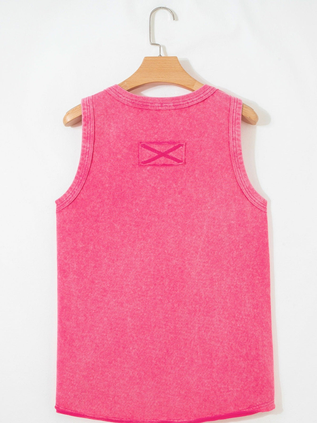 Mineral Wash V Neck Tank Top