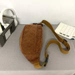 Corduroy Casual Sling Bag
