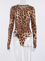 Leopard Long Sleeve Bodysuit