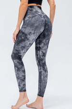 Wide Waistband Slim Fit Active Leggings - Ladyez