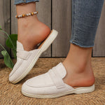 Round Toe Slip-Ons