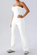 Sleeveless Straight Active Jumpsuit - Ladyez