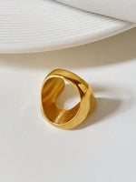 18K Gold-Plated U-Shaped Ring - Ladyez