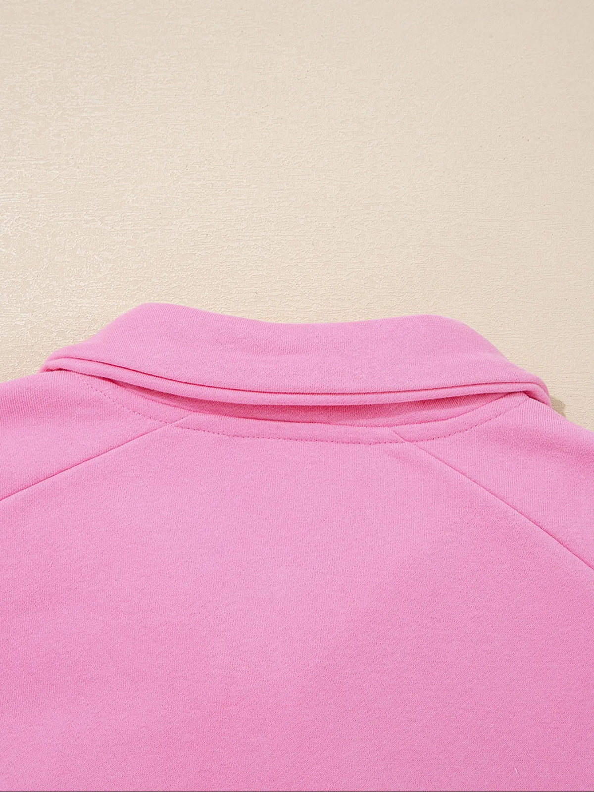 Eyelet Lace Detail Snap Down Sweatshirt