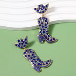 Rhinestone Cowboy Boot Dangle Earrings