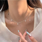 925 Sterling Silver Star Charm Necklace
