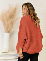 Angel Wings Open FrontCardigan with Pockets