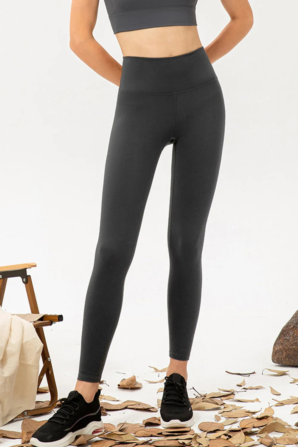 High Waist Skinny Active Pants - Ladyez