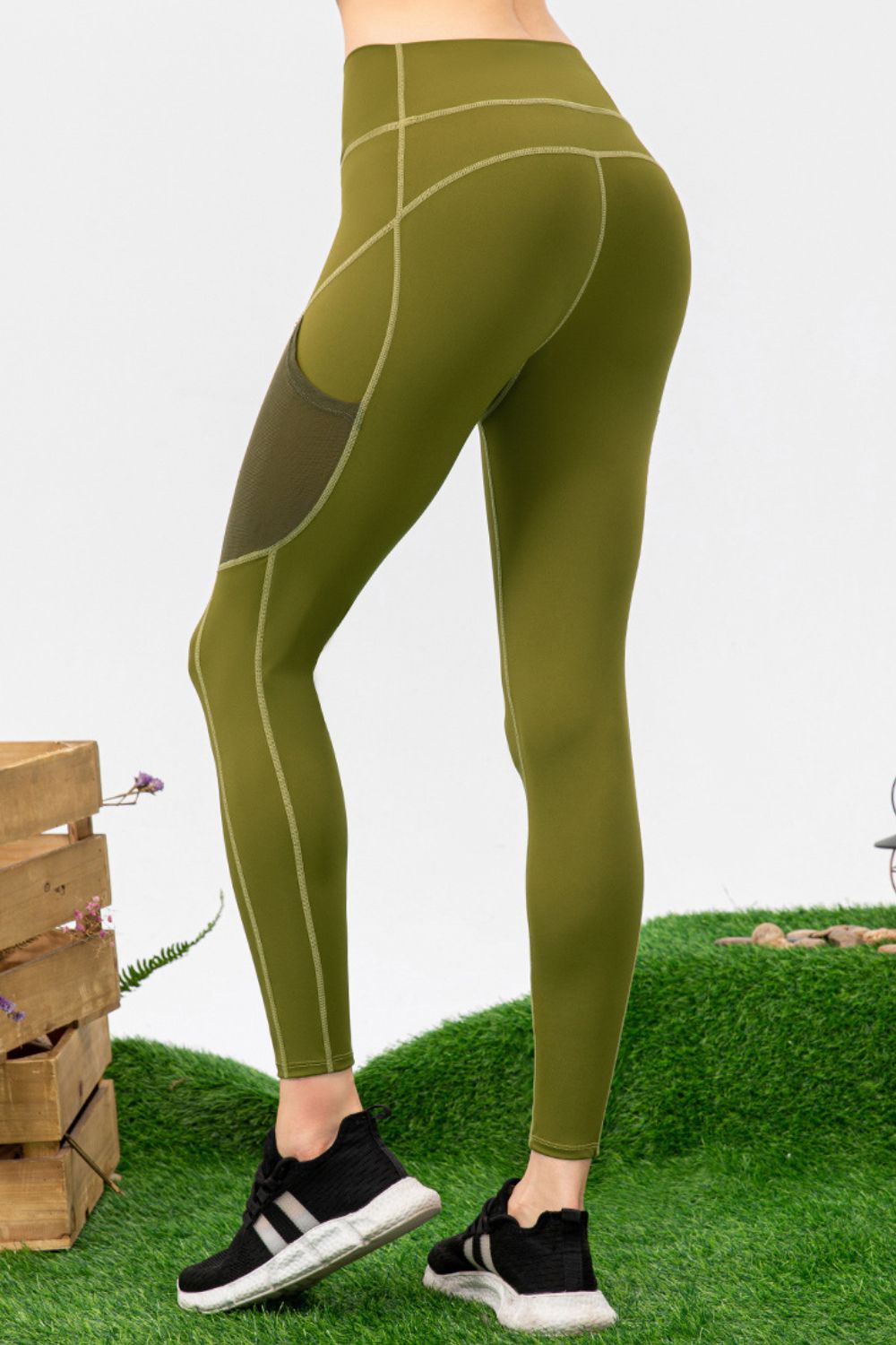 High Waist Slim Fit Long Sports Pants - Ladyez