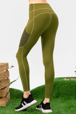 High Waist Slim Fit Long Sports Pants - Ladyez