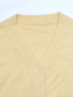 Button Up V-Neck Cardigan