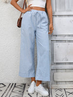 Striped Wide Leg Pants