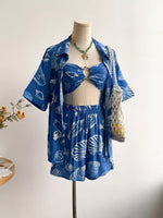 Seashell Print 3-Piece Summer Set