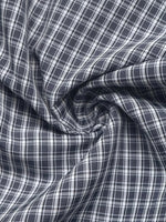 Gingham Button Up Shirt with Tie-Sleeve Detail