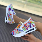 Round Toe Platform Slip-Ons