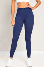 Ruched High Waist Active Leggings - Ladyez