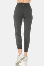 Leggings Depot Wide Waistband Slim Active Joggers - Ladyez