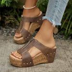 Open Toe Wedge Sandals