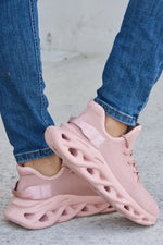Forever Link Mesh Breathable Platform Athletic Shoes - Ladyez