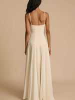 Sweetheart Neck Spaghetti Strap Flowy Maxi Dress