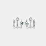 Moissanite 925 Sterling Silver Earrings