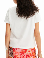 Flower Graphic Round Neck T-Shirt