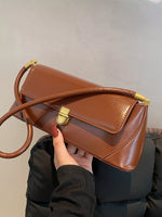 Leather Flap Shoulder Bag