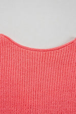 Double Tie V Neck Sweater Vest