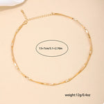 18K Gold-Plated Minimalist Necklace