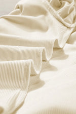 Ruffled Round Neck Flounce Sleeve Top