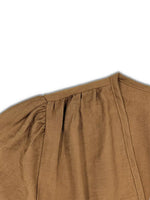 V-Neck Long Sleeve Ruffle Hem Dress