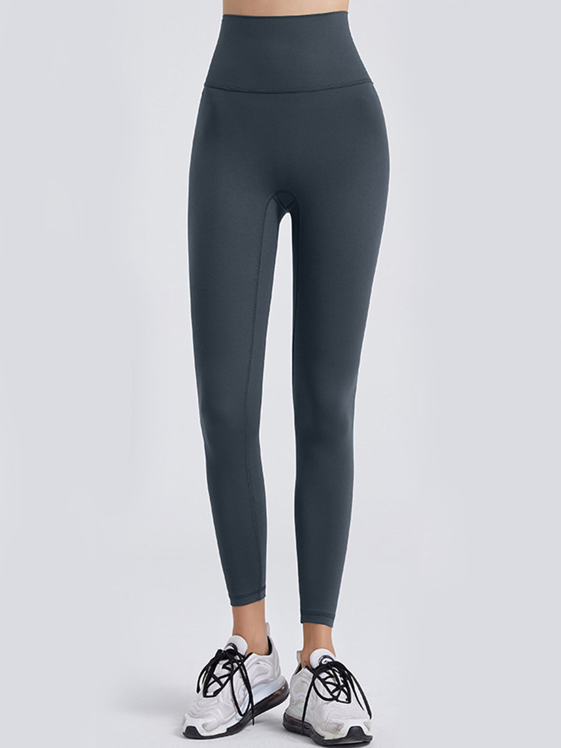 Wide Waistband Sports Leggings - Ladyez