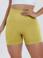 High Waist Active Shorts - Ladyez