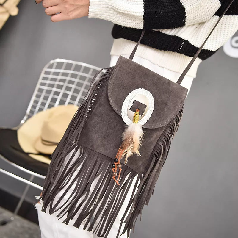 Fringe Tassel Crossbody Bag
