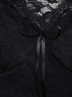 Lace Bowknot Slim Fit Top