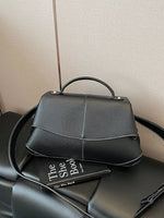 Geometric Flap Shoulder Bag