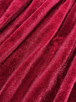 Velvet Long Sleeve Maxi Dress