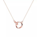 18K Rose Gold-Plated 925 Sterling Silver Necklace