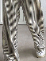 Striped Wide Leg Pants