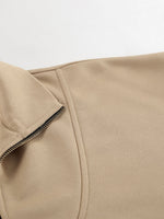 Quarter Zip Long Sleeve Top and Pants Set