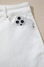 Solid Color Loose Casual Jeans
