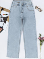 Wide Leg Jeans - Ladyez