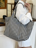 Classic Plaid Tote Bag