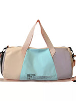 Color Block Duffle Bag