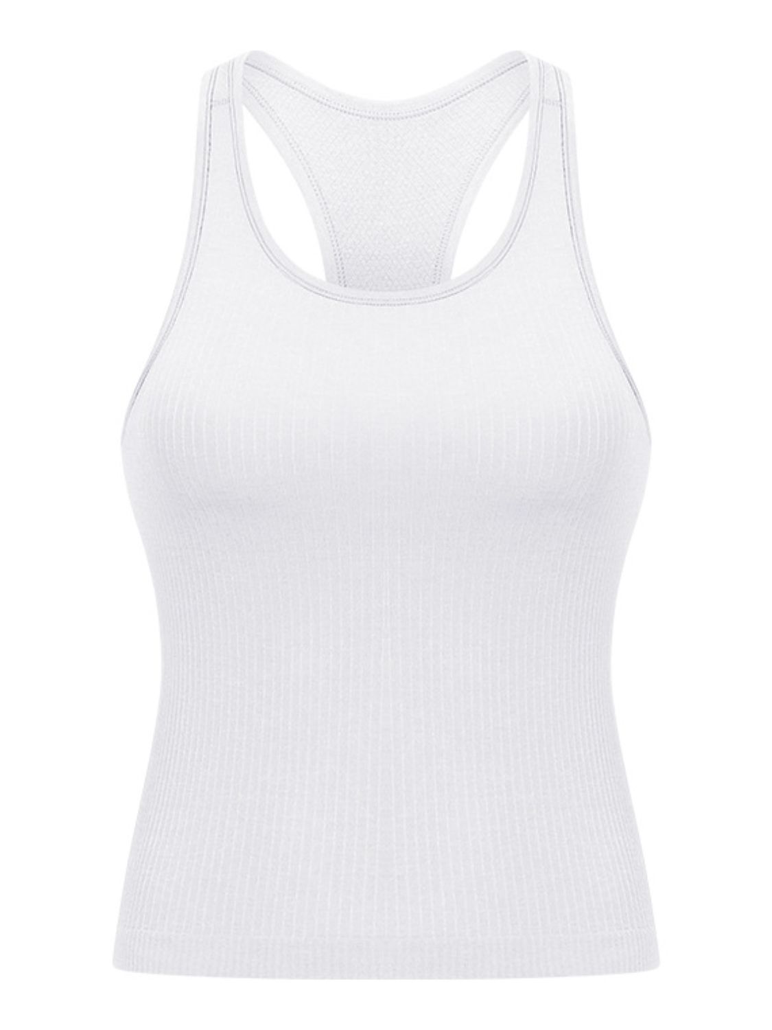 Millennia Round Neck Racerback Active Tank - Ladyez