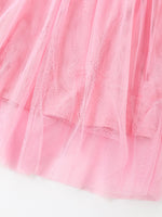 Children's Bunny Applique Tulle Layered Dress