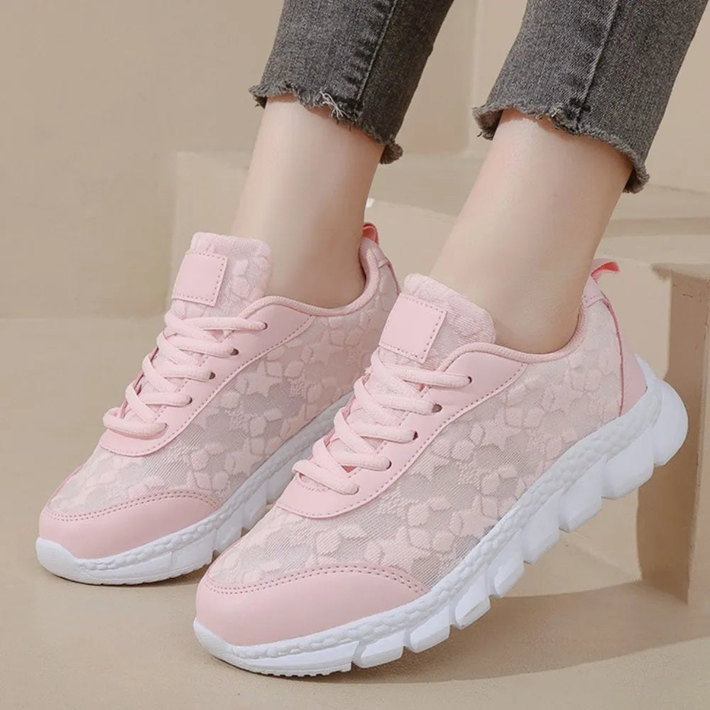Round Toe Flats Athletic - Ladyez